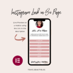 Noa Instagram Link In Bio Template - TravelBeautyBlog