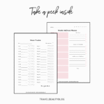 Self Care Planner - TravelBeautyBlog