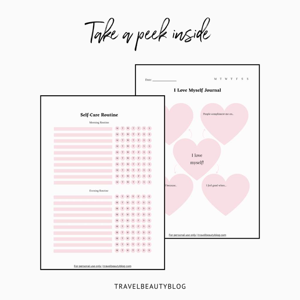 Self Care Planner - TravelBeautyBlog