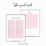 Self Care Planner - TravelBeautyBlog