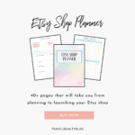 Etsy Shop Planner - TravelBeautyBlog