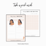 Skincare Routine Planner and Journal - TravelBeautyBlog